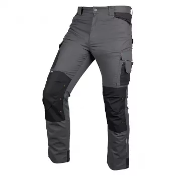NEO TOOLS Mix&Match työhousut, canvas, Cordura-vahvistettu, harmaa-musta, koko M