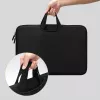 Wozinsky WNT-17B 17,3 inch neopreeninen kannettavan tietokoneen suojakotelo piilotetulla kahvalla - musta