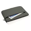 Wozinsky WPL-15 15,6 inch kannettavan tietokoneen suojakotelo metallivetoketjulla - harmaa
