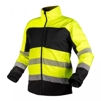 NEO TOOLS softshell-varoitusjakku keltainen-musta koko M