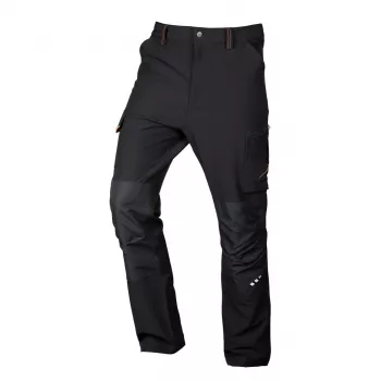 NEO TOOLS Mix&Match työhousut, 4-suunta-joustavat, musta-oranssi, koko M