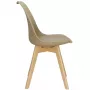 NO NAME RUOKAILUTUOLI BEIGE DC0019 47X41X82