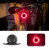 ROCKBROS Q1 Polkupyörän takavalo, 7 LED-väriä, USB-C-johdolla, musta