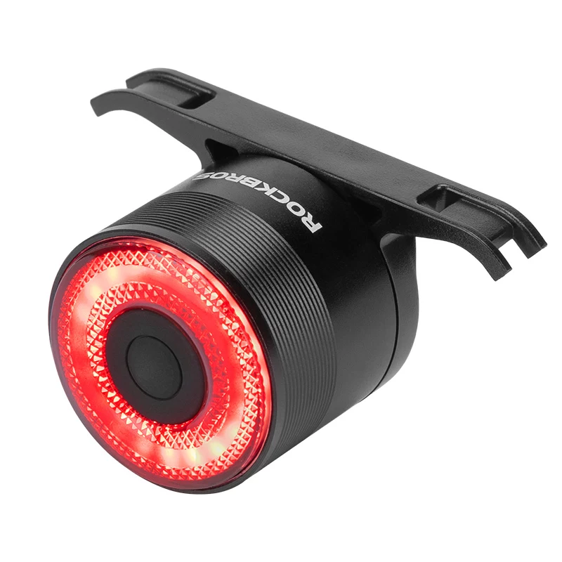 ROCKBROS Q3 pyörän takavalo älykkäällä jarrutunnistuksella - musta