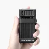 ROCKBROS LKXR2010 Taitettava polkupyörälukko avaimella, musta