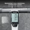 ROCKBROS WT-2 Out-Front pyörätietokoneen teline piilotetulla AirTag-lokerolla, alumiini, musta, Garmin/Wahoo/Bryton-sovitin
