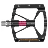 ROCKBROS K307PT alumiiniset tasopolkimet heijastimilla - musta