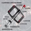 ROCKBROS BP2603 alustapolkimet titaaniakselilla ja magnesiumrungolla - musta