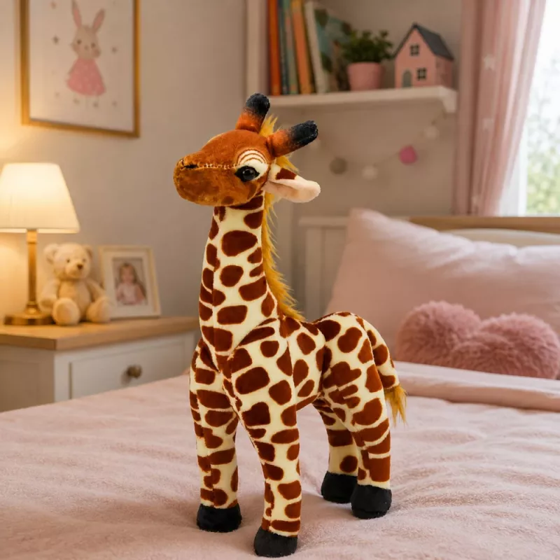 LEAN TOYS pehmoinen kirahvi pehmolelu 30 cm