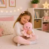 LEAN TOYS pehmoinen mustekala pehmolelu joustavilla lonkeroilla roosa 50 cm