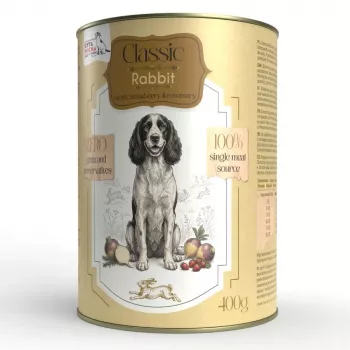 SYTA MICHA Classic Mono kani ja lanttu - märkäruoka koirille - 400 g