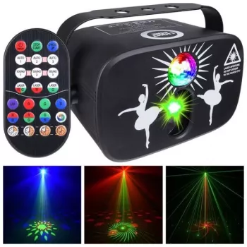 LIGHT4ME PARTY LIGHT 3 LED-efekti diskovalaisin