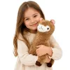 LEAN TOYS pehmeä alpakka-laama pehmolelu pehmeällä turkilla beige 38 cm
