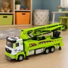 LEAN TOYS betonipumppuauto valoilla, äänillä, vedellä, veto 1:40