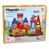 LEAN TOYS magneettiset rakennuspalat paloasema 42 osaa