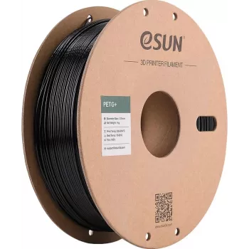 ESUN PETG+ 1,75 mm musta 1 kg paperikela filamentti