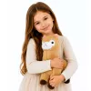LEAN TOYS pehmoalpakka-laama pehmolelu pehmeä turkki kerma 38 cm