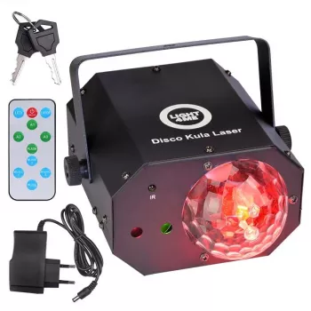 LIGHT4ME DISCO SPHERE LASER moniteho LED-valotehoste