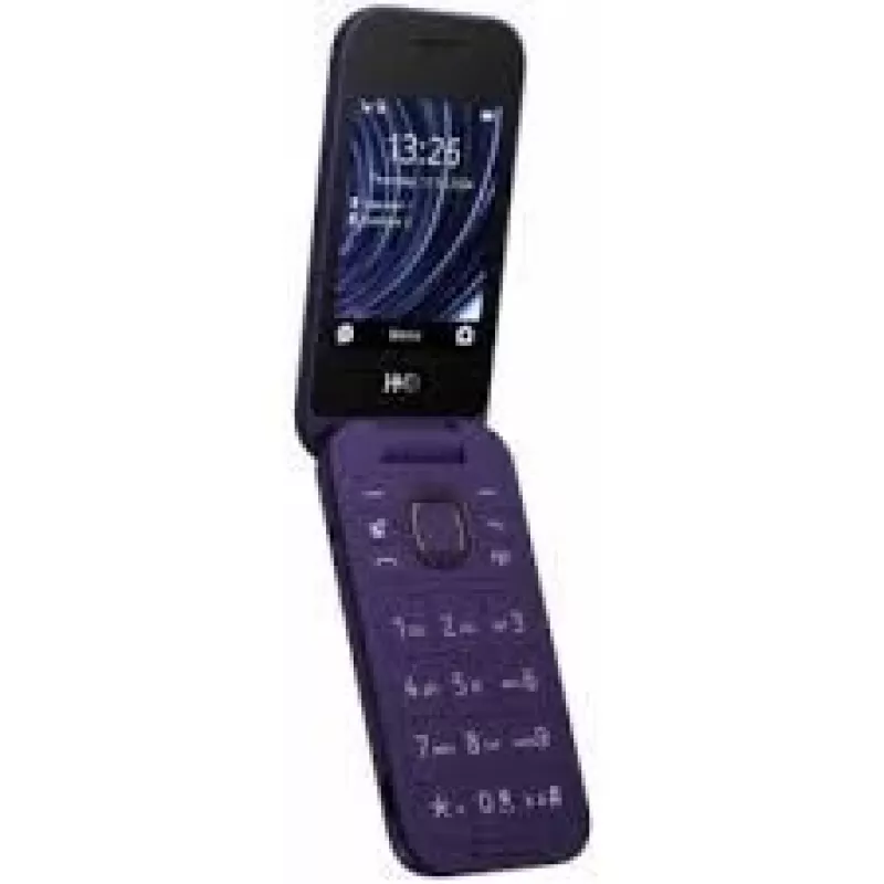 HMD 2660 Flip violetti 4G LTE Dual-SIM taittuva puhelin