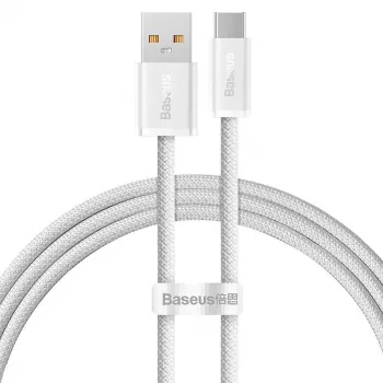 Baseus Dynamic Series USB-A - USB-C kaapeli 100W 2m valkoinen