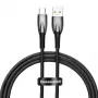 Baseus Glimmer USB-A - USB-C kaapeli 100W 1m musta