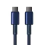 Baseus Tungsten Gold USB-C - USB-C kaapeli 100W PD 1m sininen