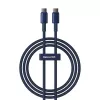 Baseus Tungsten Gold USB-C - USB-C kaapeli 100W PD 1m sininen