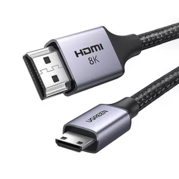 UGREEN HD163 Mini-HDMI-HDMI-8K-kaapeli 2m musta