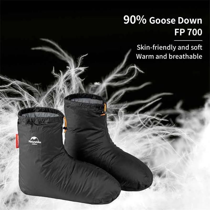 Naturehike Goose Down nilkkakengät NH18S023-T musta medium