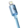 Baseus Crystal Shine USB-C - Lightning -kaapeli 20W, 1,2m, sininen