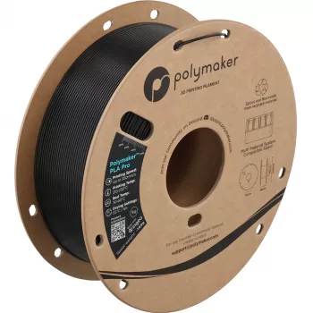 Polymaker PolySonic High Speed PLA Pro 3D-tulostinfilamentti, 1,75 mm, 1 kg, Black