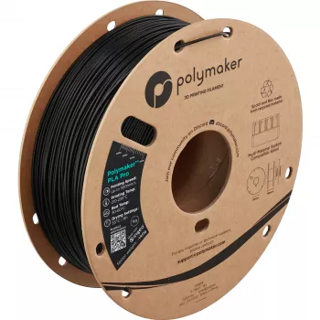 Polymaker PolySonic High Speed PLA Pro 3D-tulostinfilamentti, 1,75 mm, 1 kg, Black