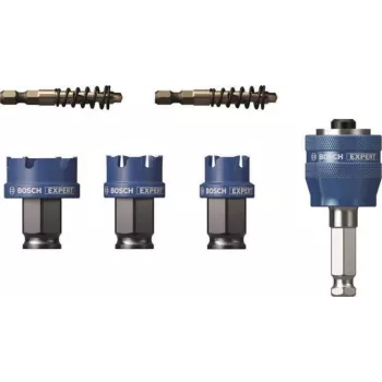 Bosch 2608901963 Progressor puulle ja metallille 7 osan reikäsahasarja Power Change Plus -adapterilla ja HSS-G keskiöporalla