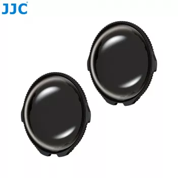 JJC TLP-X5ND16 2 kpl:n pakkaus ND16 harmaasuodattimia Insta360 X5:lle - karkaistu lasi, monipinnoitettu, 4 asteen valonvaimennus