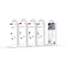 XO NB256B OTG-adapteri USB-A naaras – USB-C uros, valkoinen (NB256B)