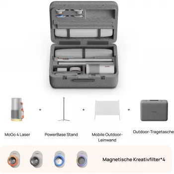 XGIMI MoGo 4 Laser Beamer+ Outdoor -paketti - DLP-projektori