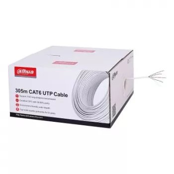 DAHUA PFM923I-6UN-C CAT6 UTP kaapeli, 305m, valkoinen
