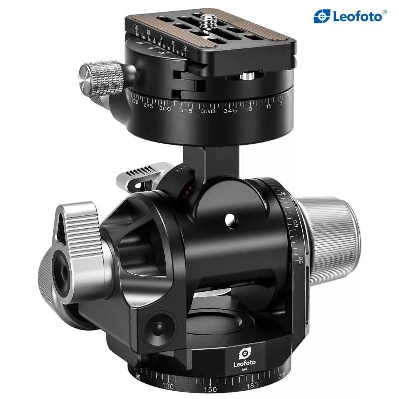 Leofoto G4 Pro jalustapää vaihteella