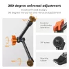 KF Magic Arm + Super Clamp asennussarja 1/4 tuuman & 3/8 tuuman kierteellä, 15-55 mm leuka, musta