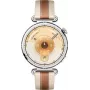 Huawei Watch GT 6 41mm hopeinen ruskea nahkaranneke älykello