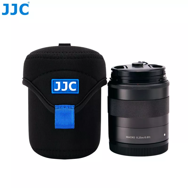 JJC SB6587 Deluxe objektiivilaukku kompakteille objektiiveille (65x78mm, musta)