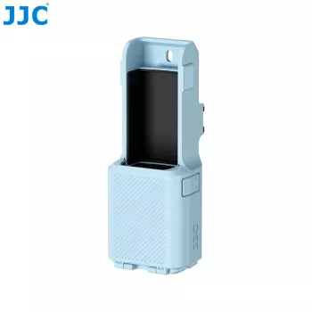 JJC 2-in-1 suojakotelo & magneettinen pidike DJI Osmo Pocket 4 / 3:lle - sininen