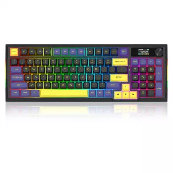 Redragon K725LBY-RGB-PRO Glintstone 75% langaton mekaaninen pelinäppäimistö (Tri-Mode, Hot-Swappable Red Switches)
