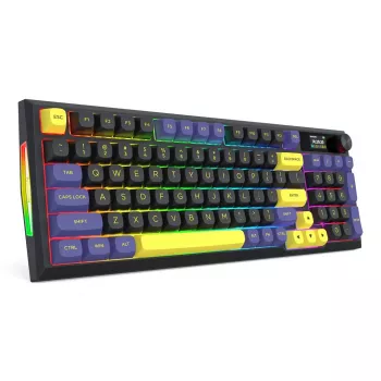 Redragon K725LBY-RGB-PRO Glintstone 75% langaton mekaaninen pelinäppäimistö (Tri-Mode, Hot-Swappable Red Switches)