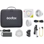 Godox ML100 Bi-color Kit 2 - 100W LED-monovalaisin softboxilla, jalustalla, heijastimella ja kuljetuslaukulla