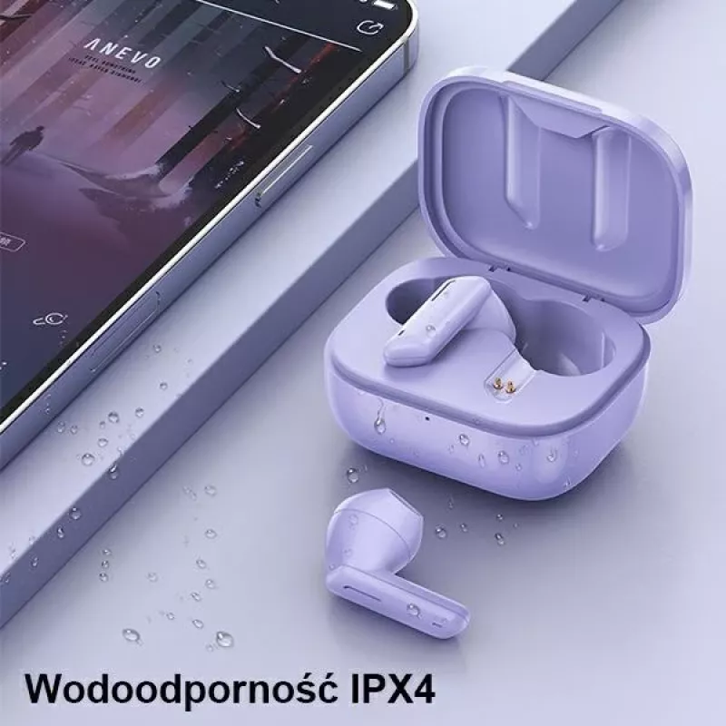 AWEI T36 TWS+ Bluetooth 5.1 True Wireless Stereo -nappikuulokkeet latauskotelolla - vihreä