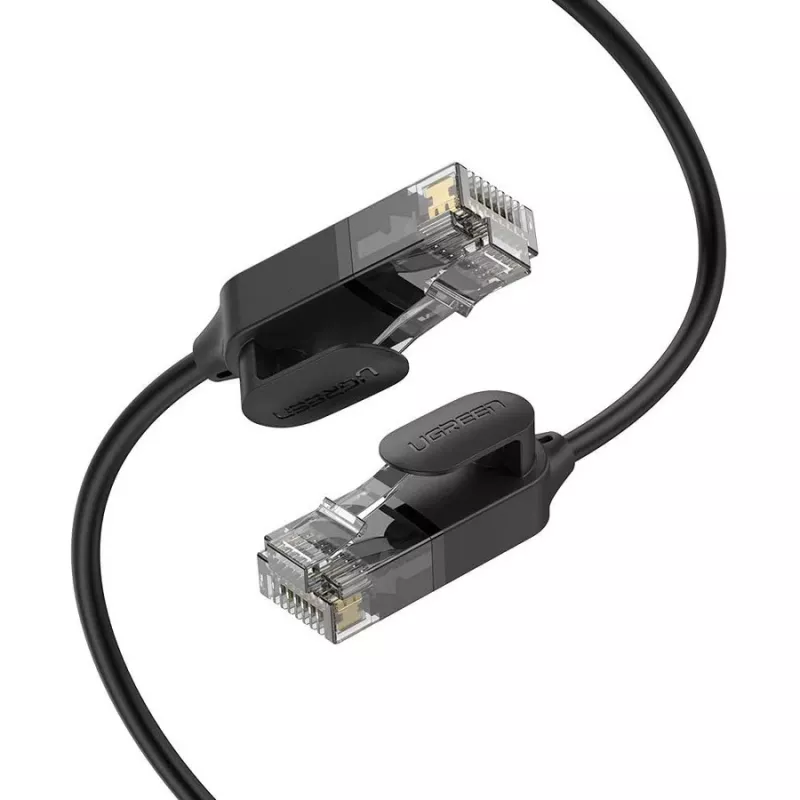 UGREEN NW122 Cat.6A UTP Ethernet-verkkokaapeli RJ45, 5m, musta