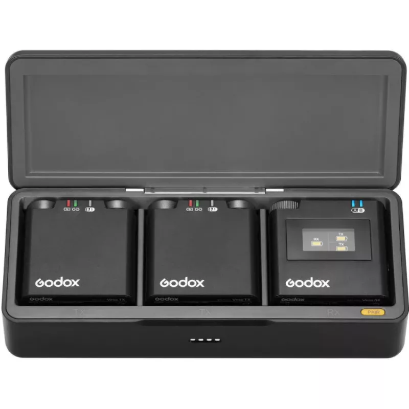 Godox Virso M2 2,4 GHz langaton mikrofonijärjestelmä tallennukseen