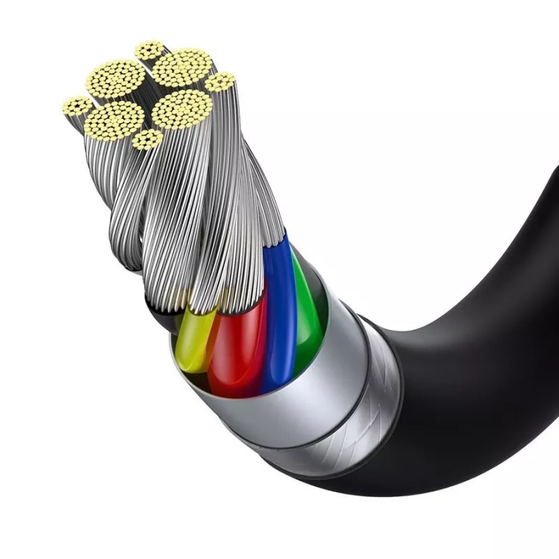 Baseus CATYS-C01 USB-C - USB-C 100W PD pikalatauskaapeli 2m musta