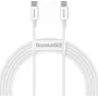 Baseus Superior Series USB-C - USB-C kaapeli 100W 2m valkoinen